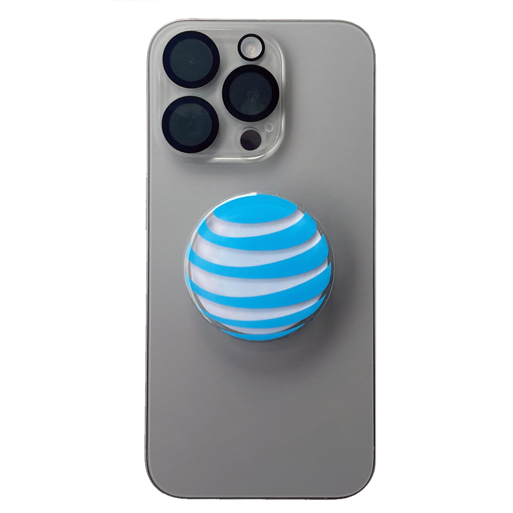 Acrylic socket mobile phone holder AT&T Europe store