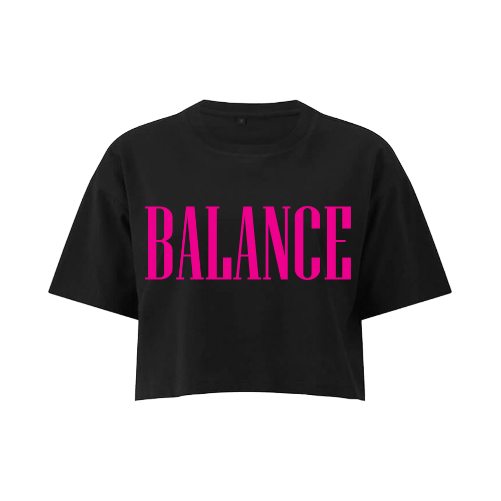 Balance Gym tričko Balance Croptop Čierna XS