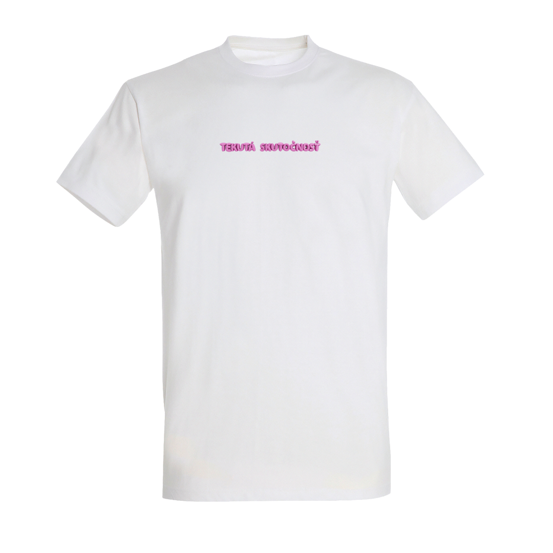 Call Dominika tričko Tekutá skutočnosť Biela XL