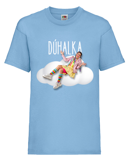 Dúhalka tričko Dúhalkin svet Sky blue 116
