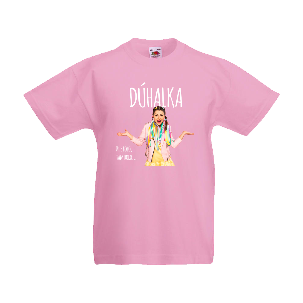 Dúhalka tričko Dúhalka Baby Pink 128