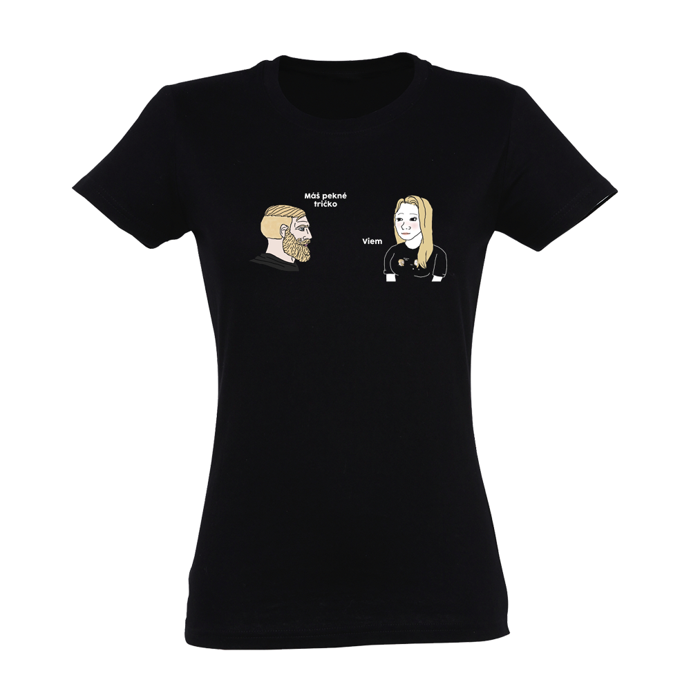 Emefka tričko Pekné tričko Čierna XL