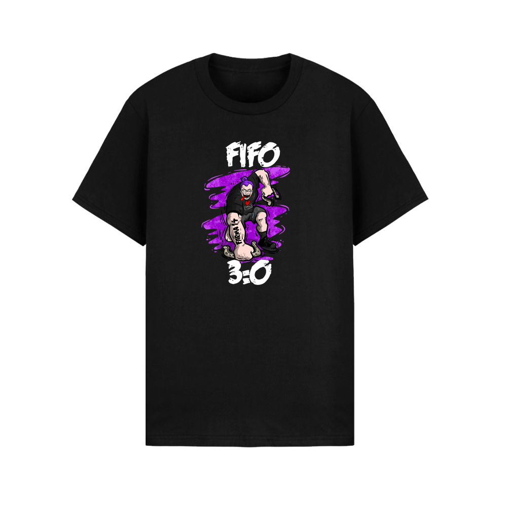 Fifqo tričko 3:0 Čierna XL