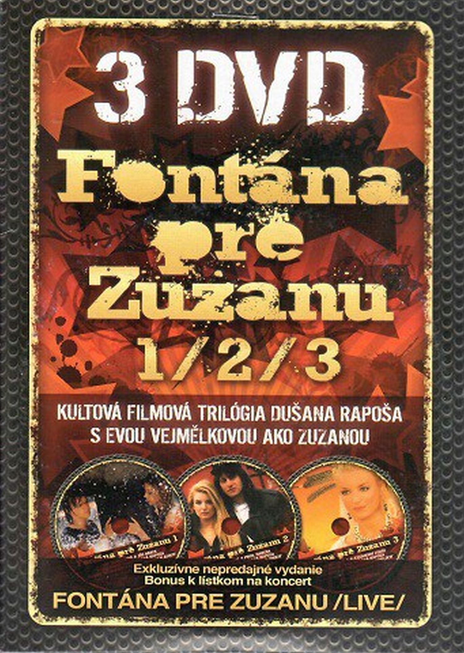 Pavol Habera, Fontána Pre Zuzanu 1/2/3, DVD