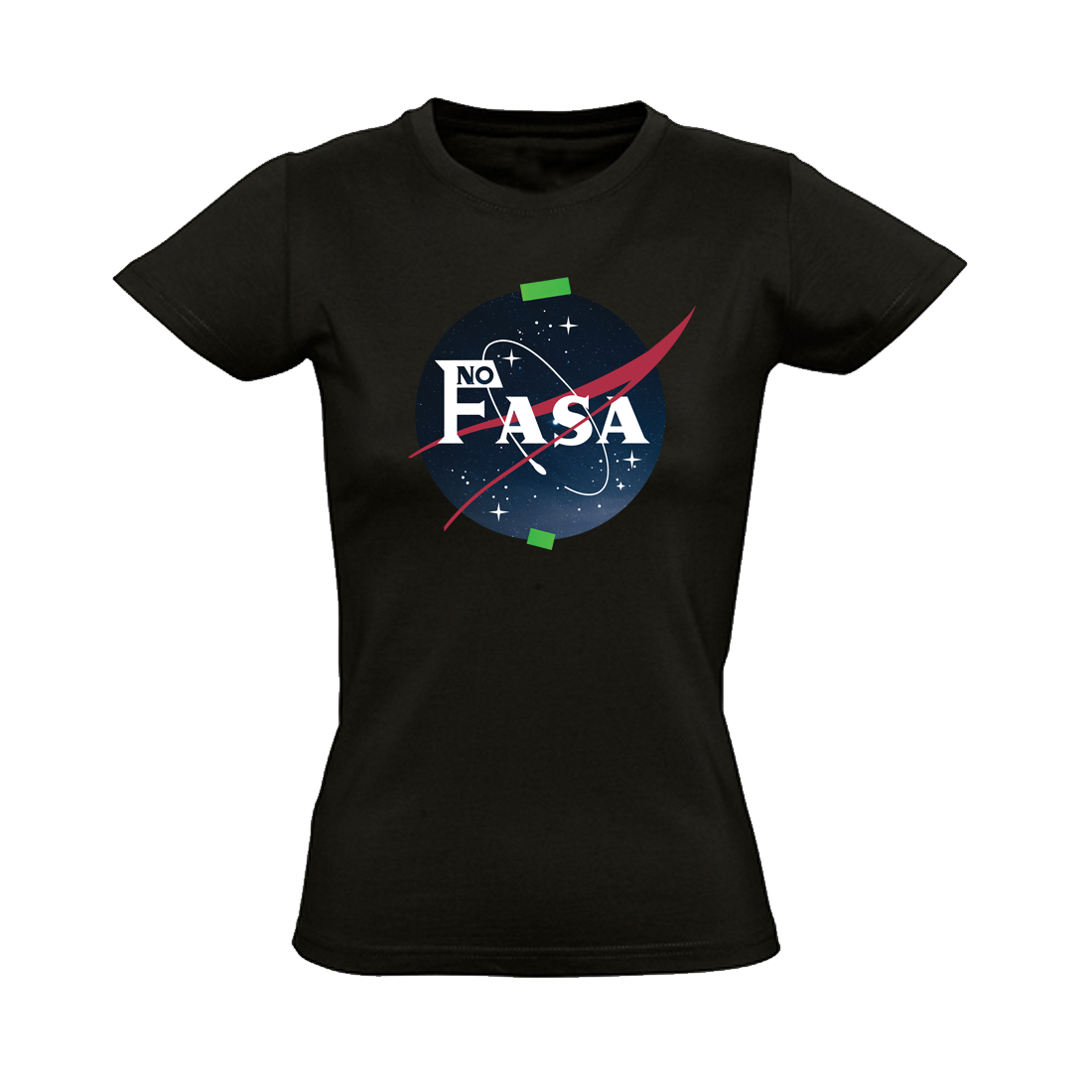 Impertinentná Lejdy tričko FASA Čierna M