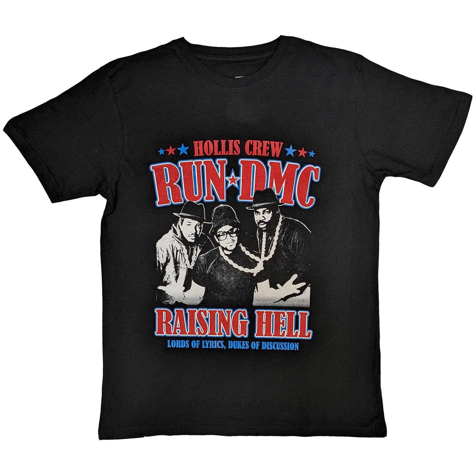 Run-DMC tričko Raising Hell Americana Čierna L