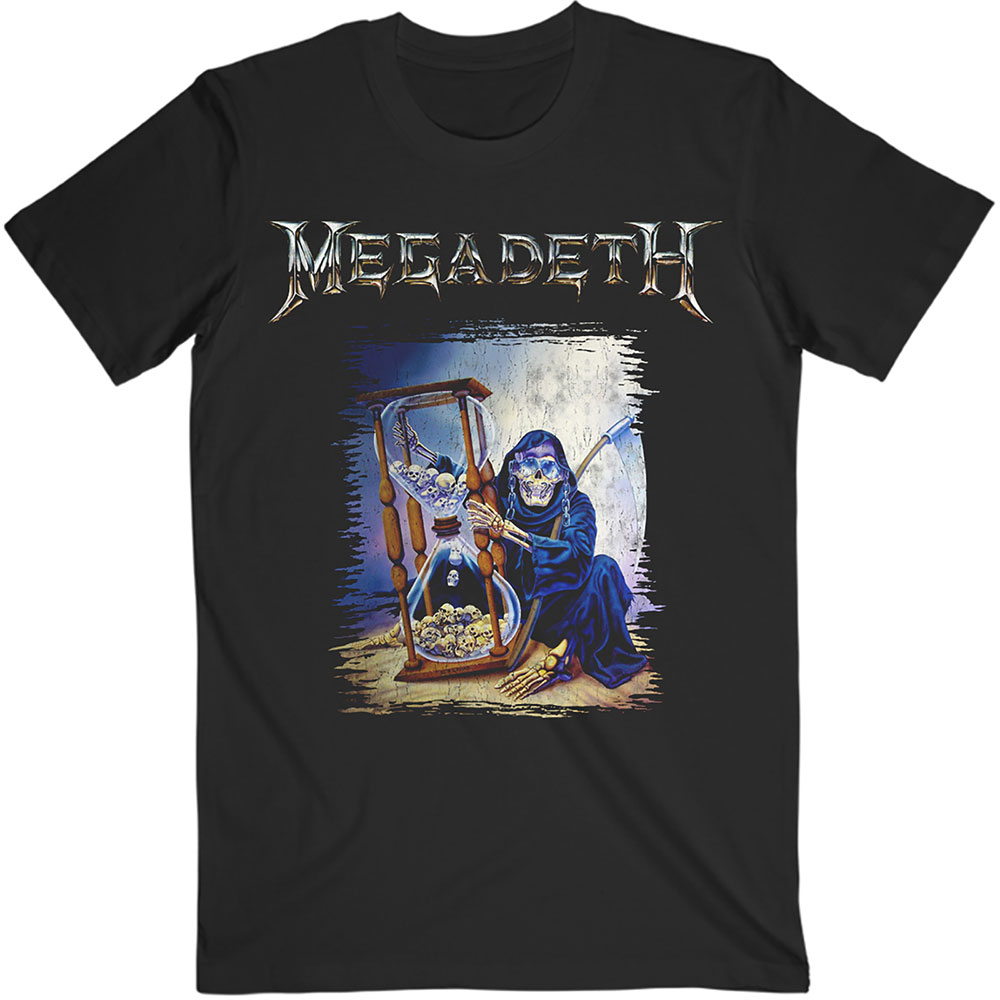 Megadeth tričko Countdown Hourglass Čierna M