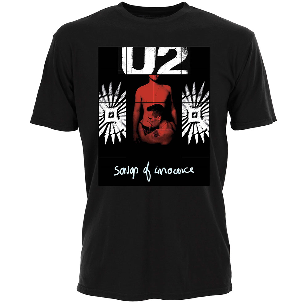 U2 tričko Songs of Innocence Red Shade Čierna XL