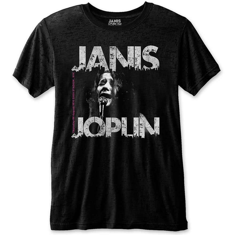Janis Joplin tričko Shea \'70 Čierna XL
