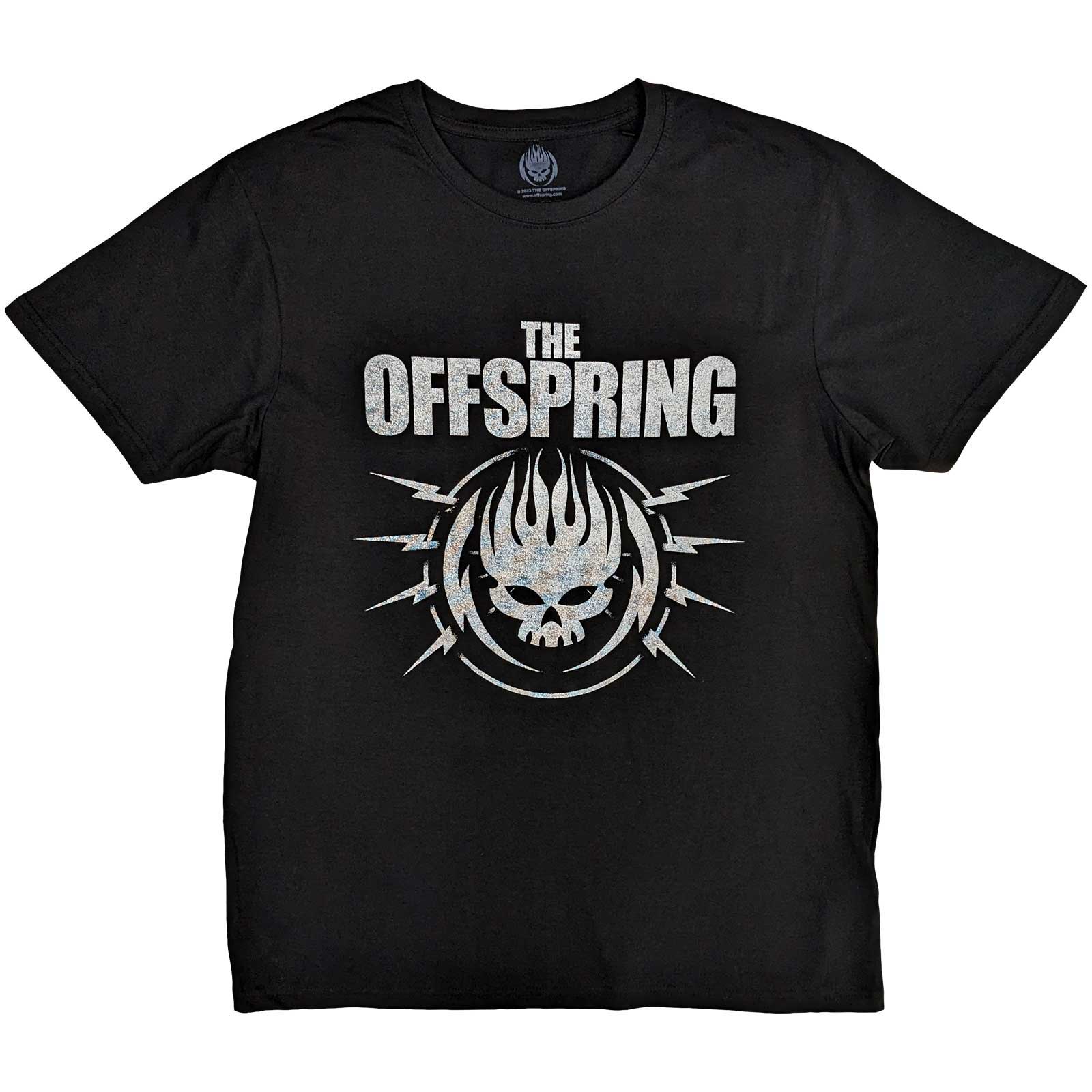 The Offspring tričko Bolt Logo Čierna S