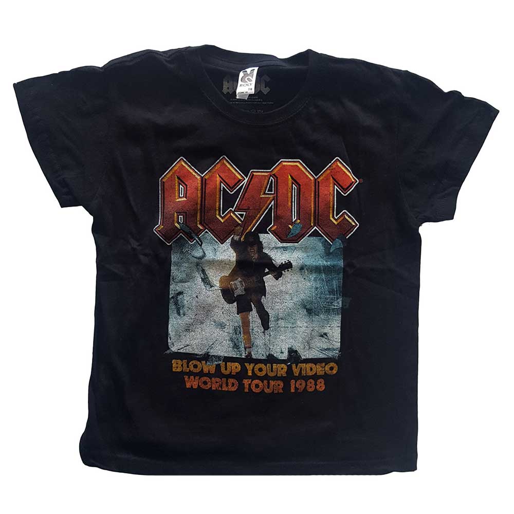 E-shop AC/DC tričko Blow Up Your Video Čierna 12-14 rokov