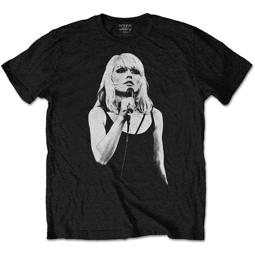 Debbie Harry tričko Open Mic. Čierna S