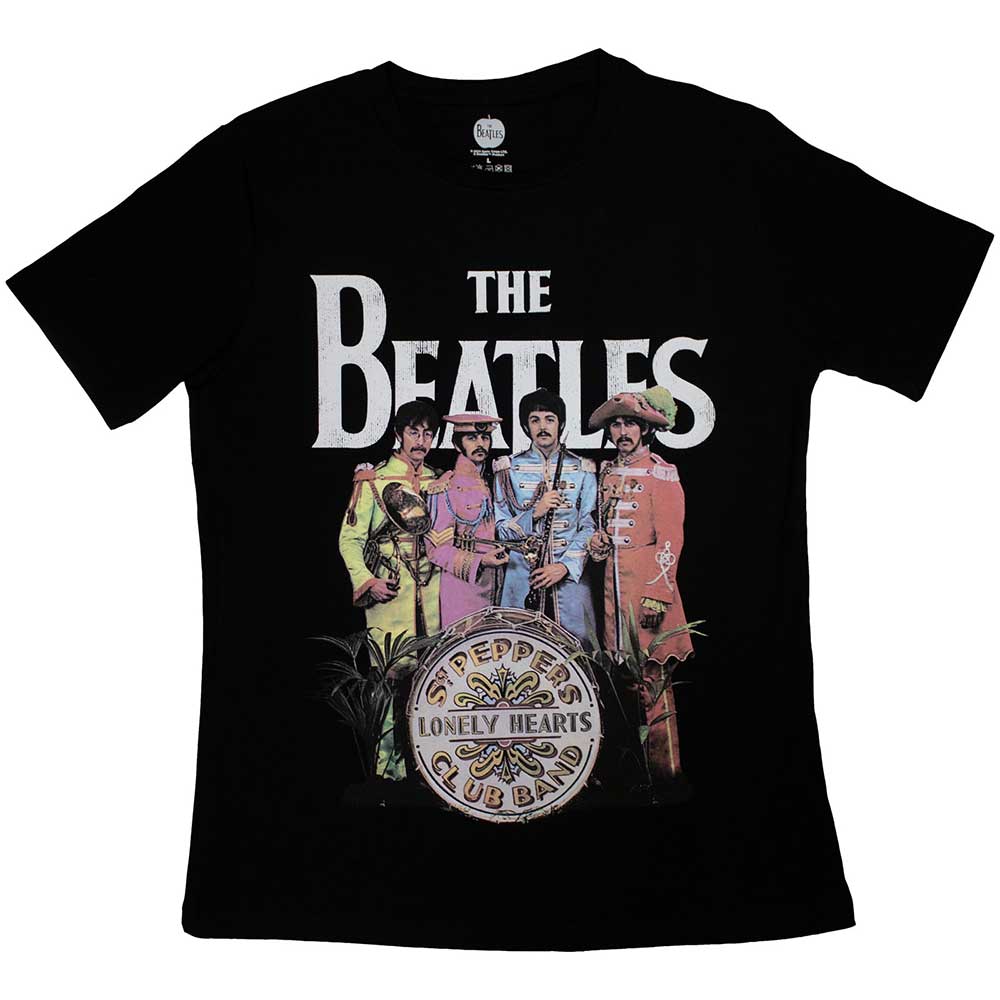 The Beatles tričko Sgt Pepper Čierna XL