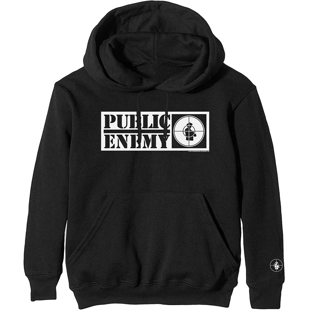 Public Enemy mikina Crosshairs Logo Čierna M