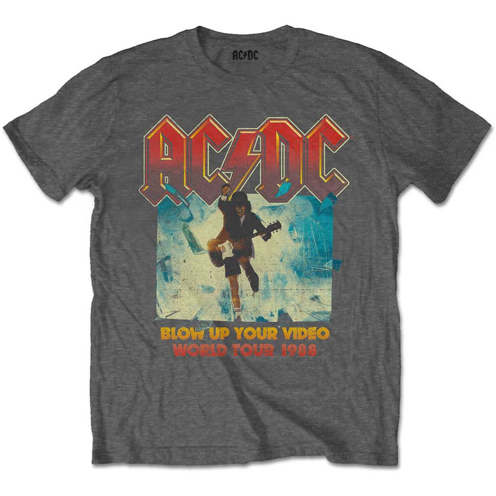 AC/DC tričko Blow Up Your Video Šedá 9-10 rokov