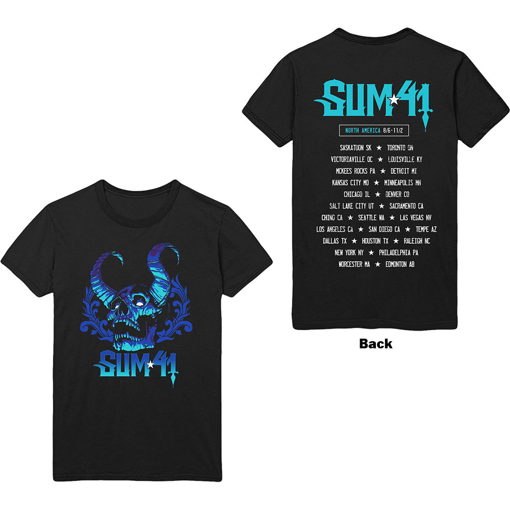 Sum 41 tričko Blue Demon Čierna M