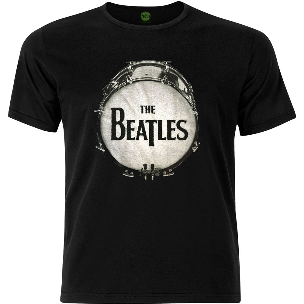 The Beatles tričko Drum Čierna XXL