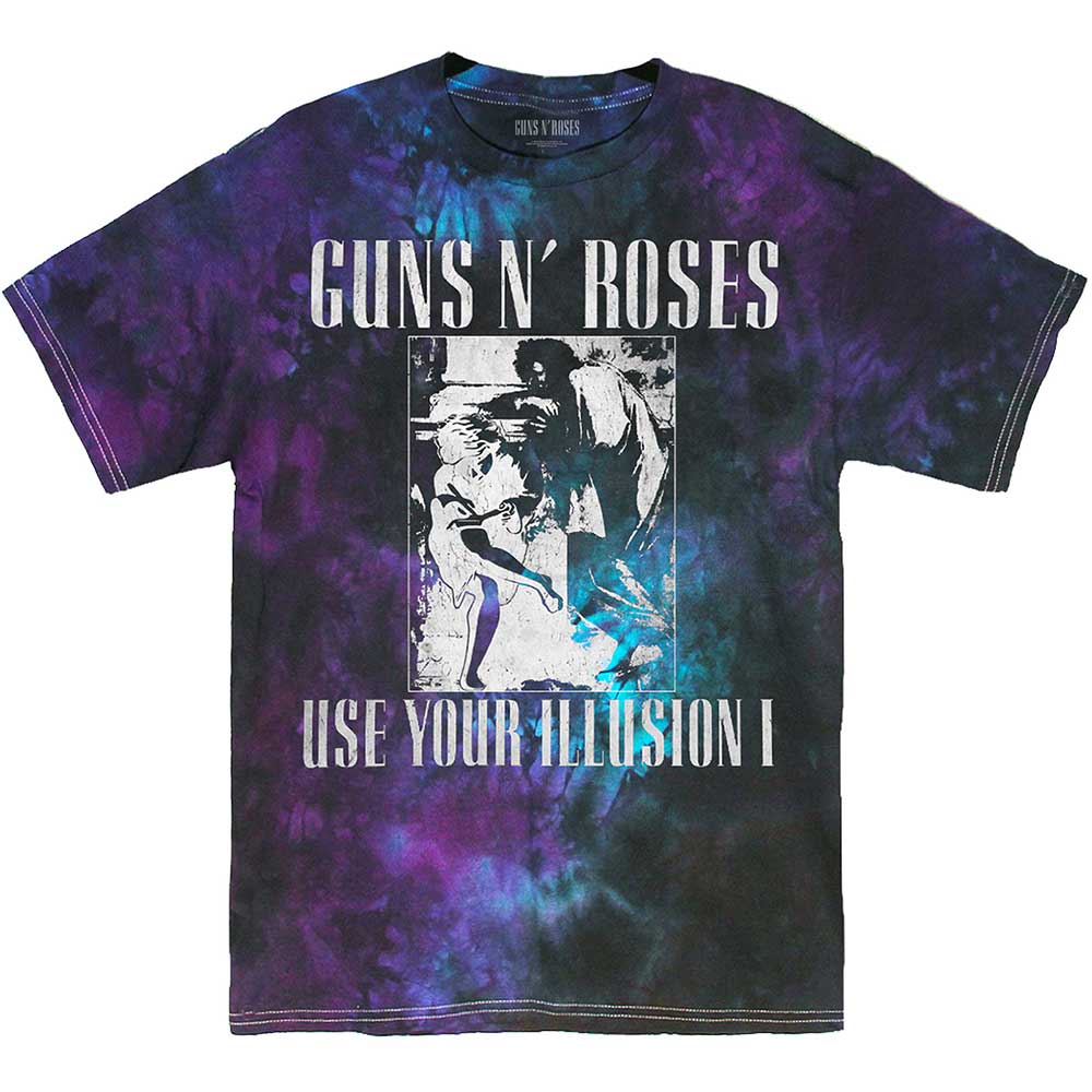 Guns N’ Roses tričko Use Your Illusion Monochrome Modrá S