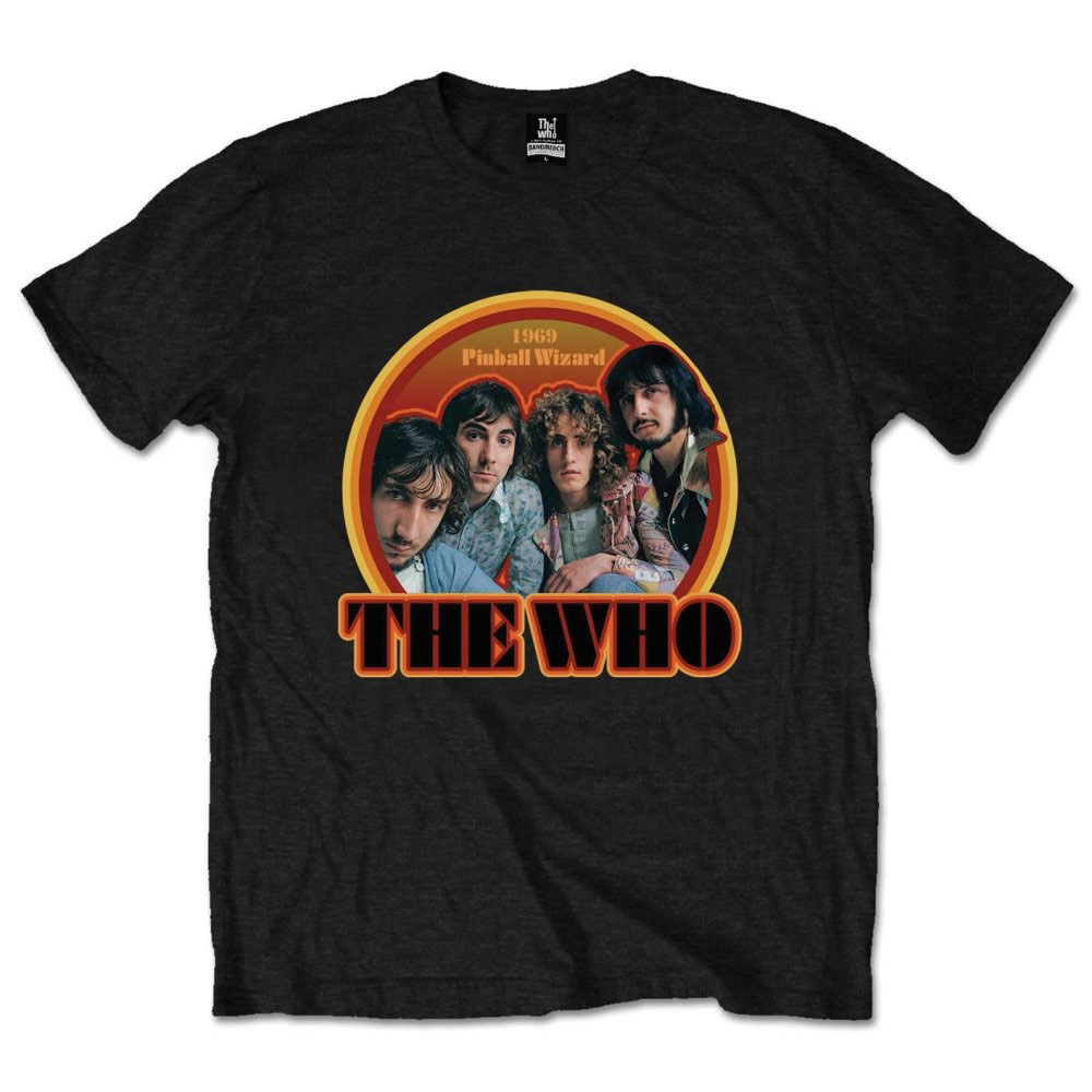 The Who tričko 1969 Pinball Wizard Čierna S