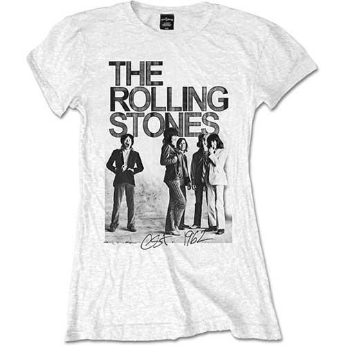 The Rolling Stones tričko Est. 1962 Group Photo Biela M