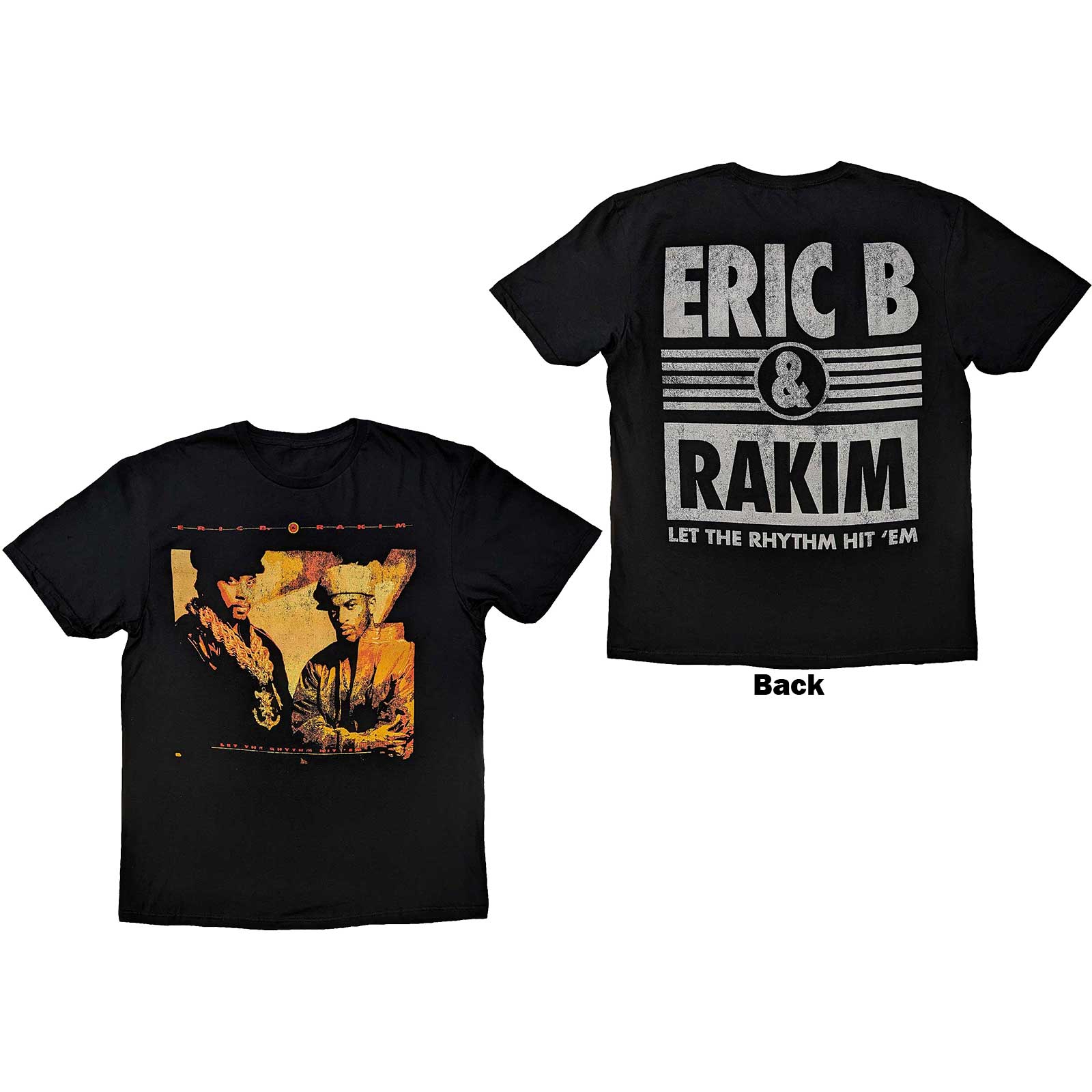 Eric B. & Rakim tričko Let The Rhythm Begin Čierna XXL