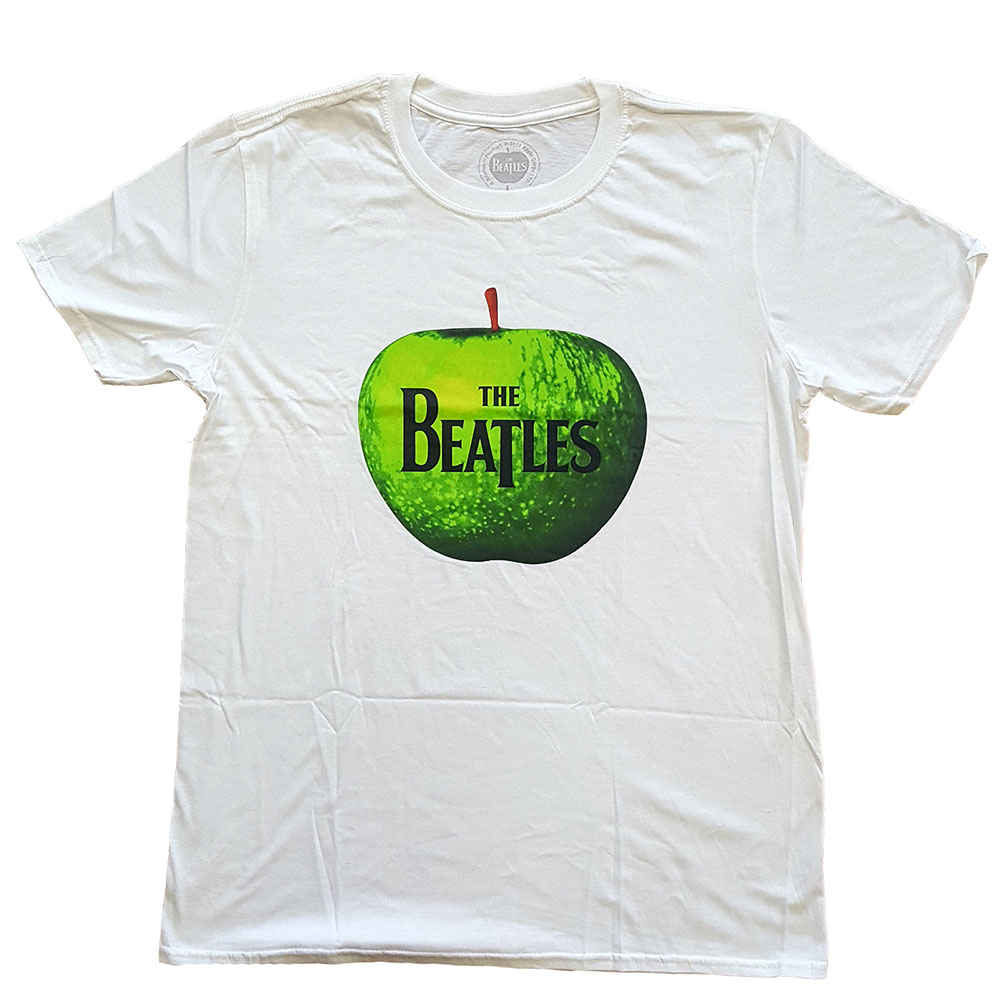 The Beatles tričko Apple Logo Biela M