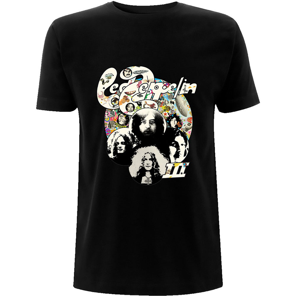 Led Zeppelin tričko Photo III Čierna S