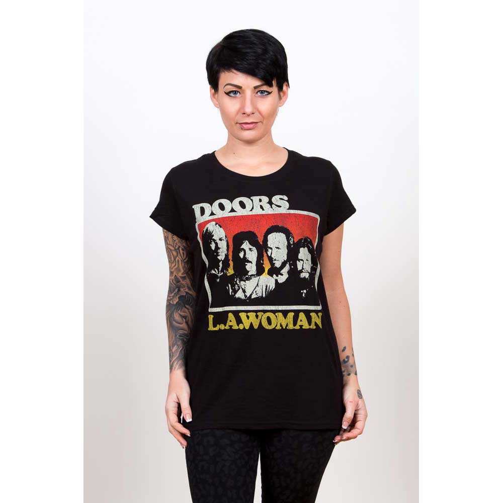 The Doors tričko LA Woman Čierna XL