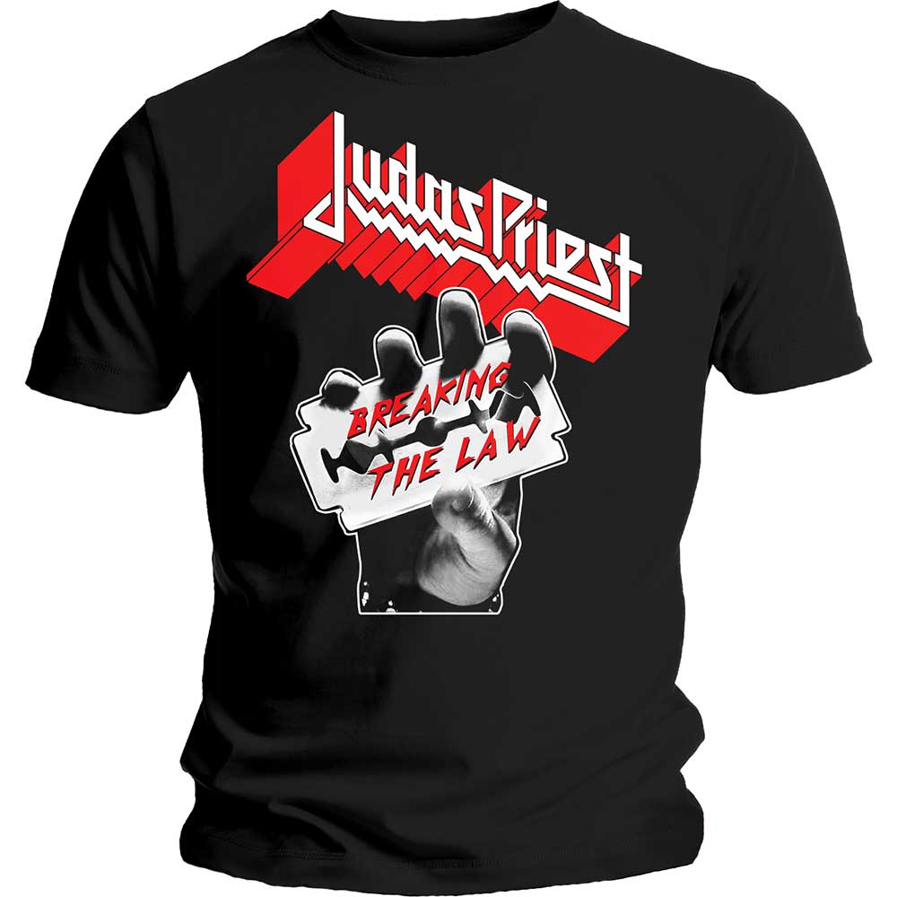 Judas Priest tričko Breaking The Law Čierna XXL