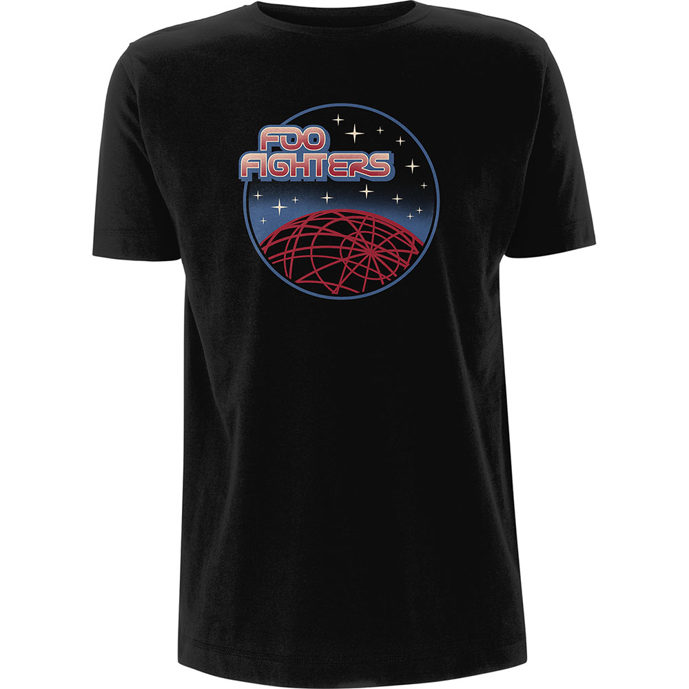 Foo Fighters tričko Vector Space Čierna S