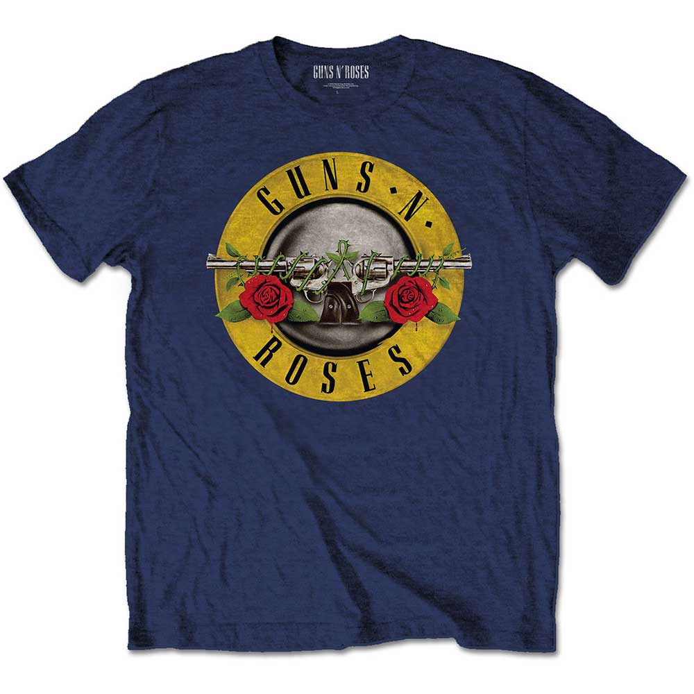 Guns N’ Roses tričko Classic Logo Modrá 5-6 rokov