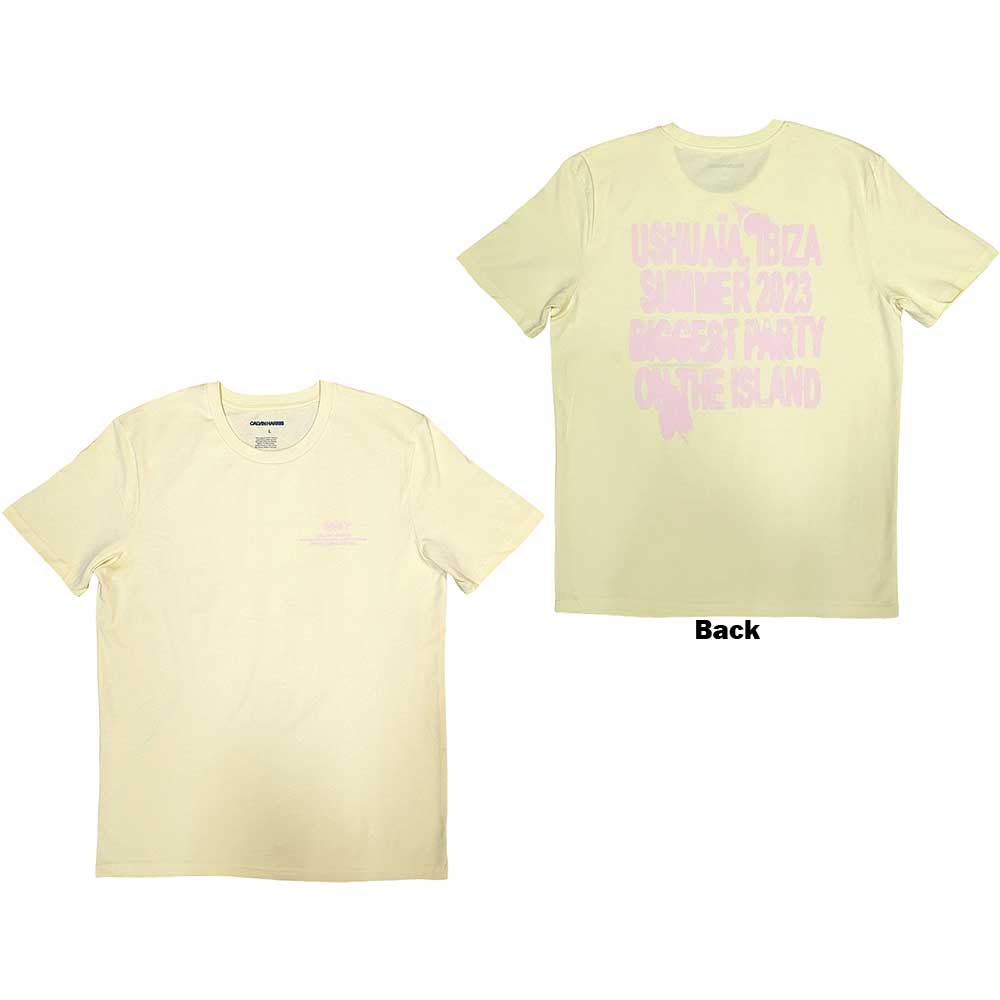 Calvin Harris tričko Summer \'23 Žltá M