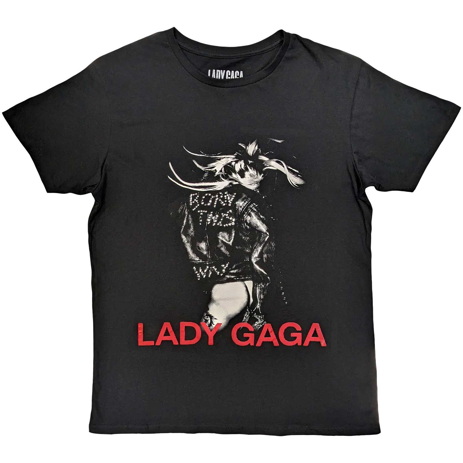 Lady Gaga tričko Leather Jacket Čierna S