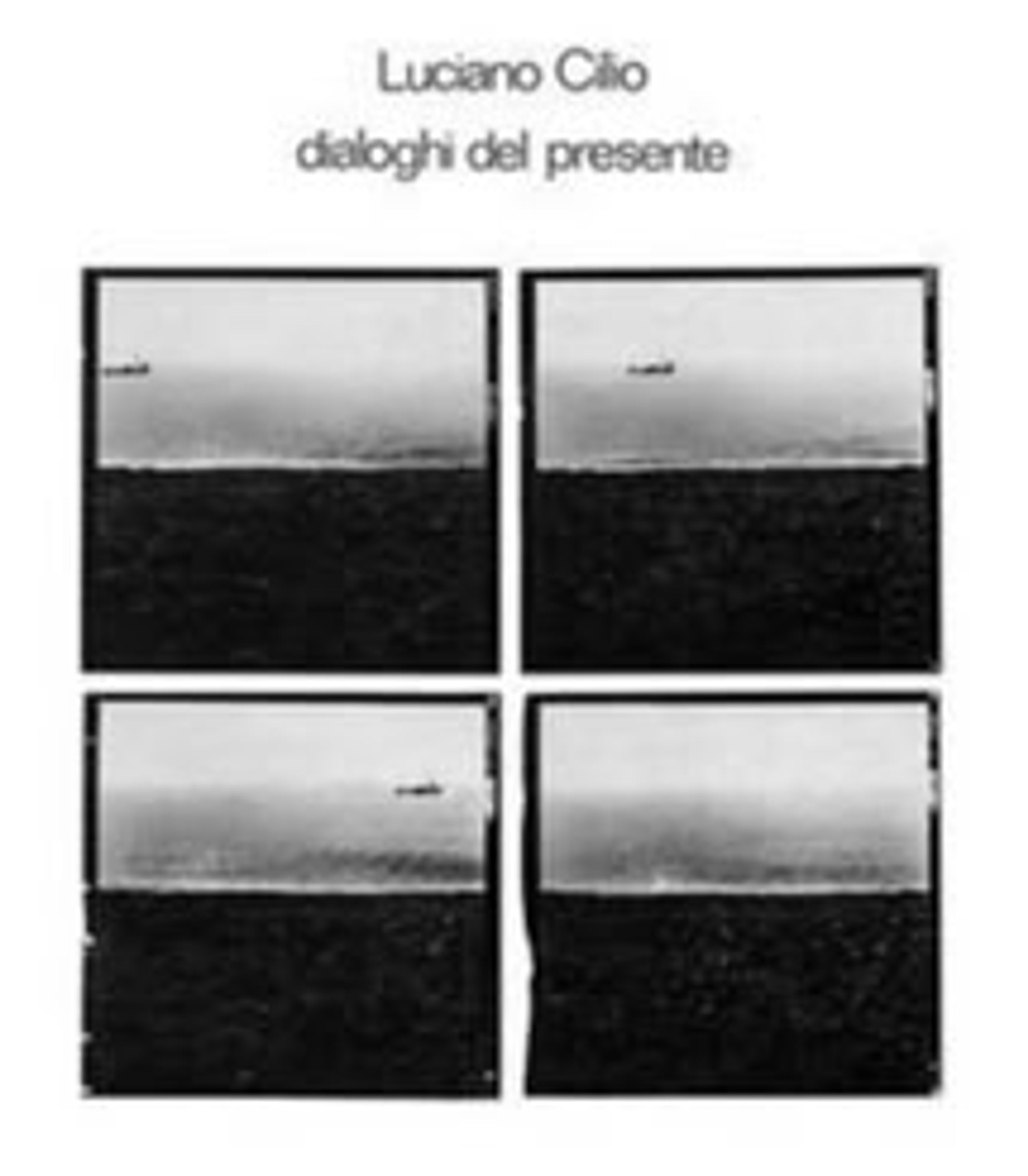 E-shop CILIO, LUCIANO - DIALOGHI DEL PRESENTE