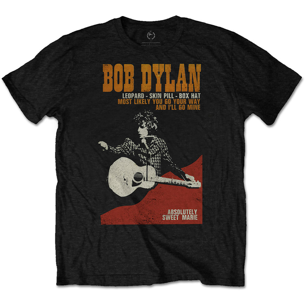 Bob Dylan tričko Sweet Marie Čierna L