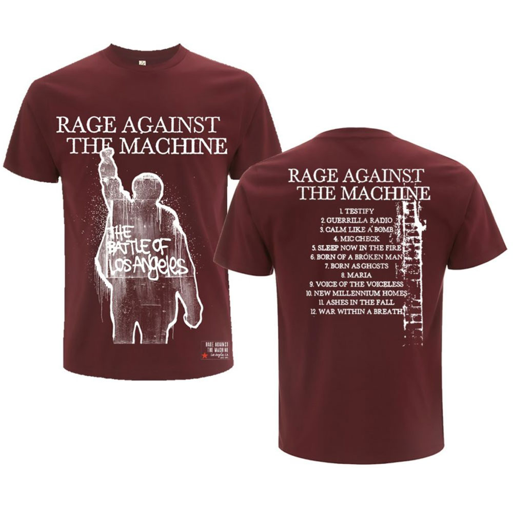 Rage Against the Machine tričko BOLA Album Cover Červená M