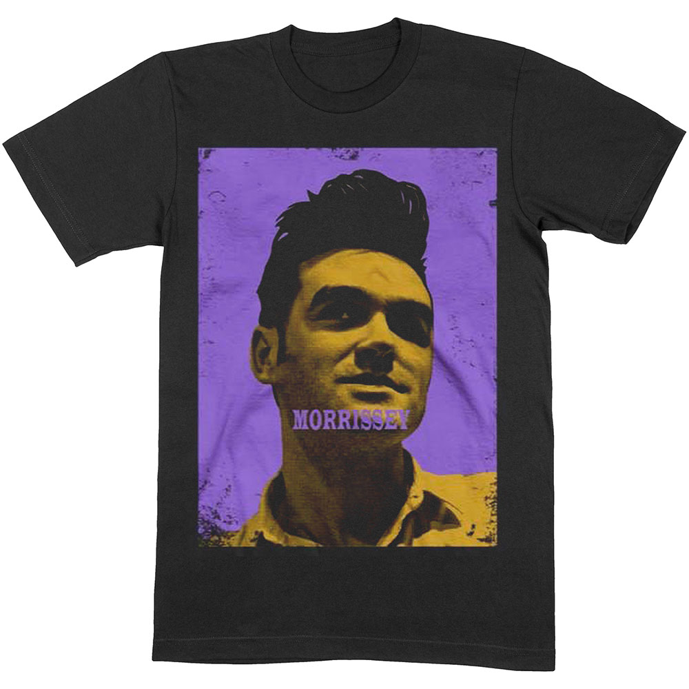 Morrissey tričko Purple & Yellow Čierna M