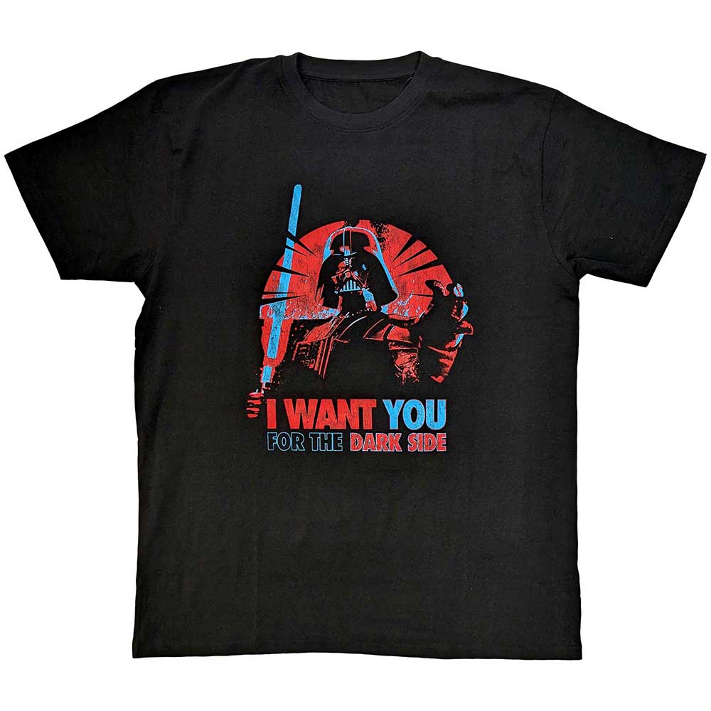 Star Wars tričko Vader I Want You Čierna S