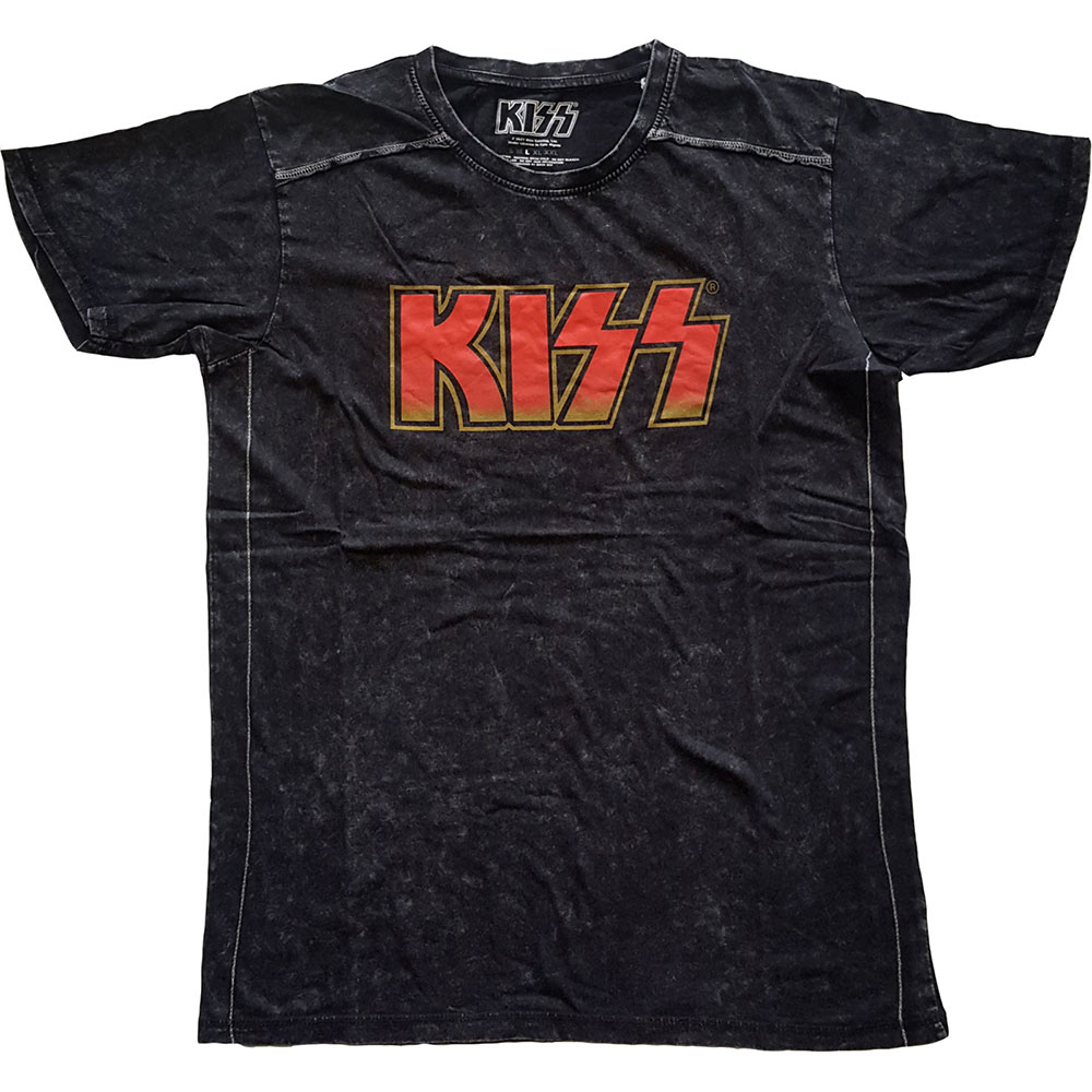 Kiss tričko Classic Logo Čierna M