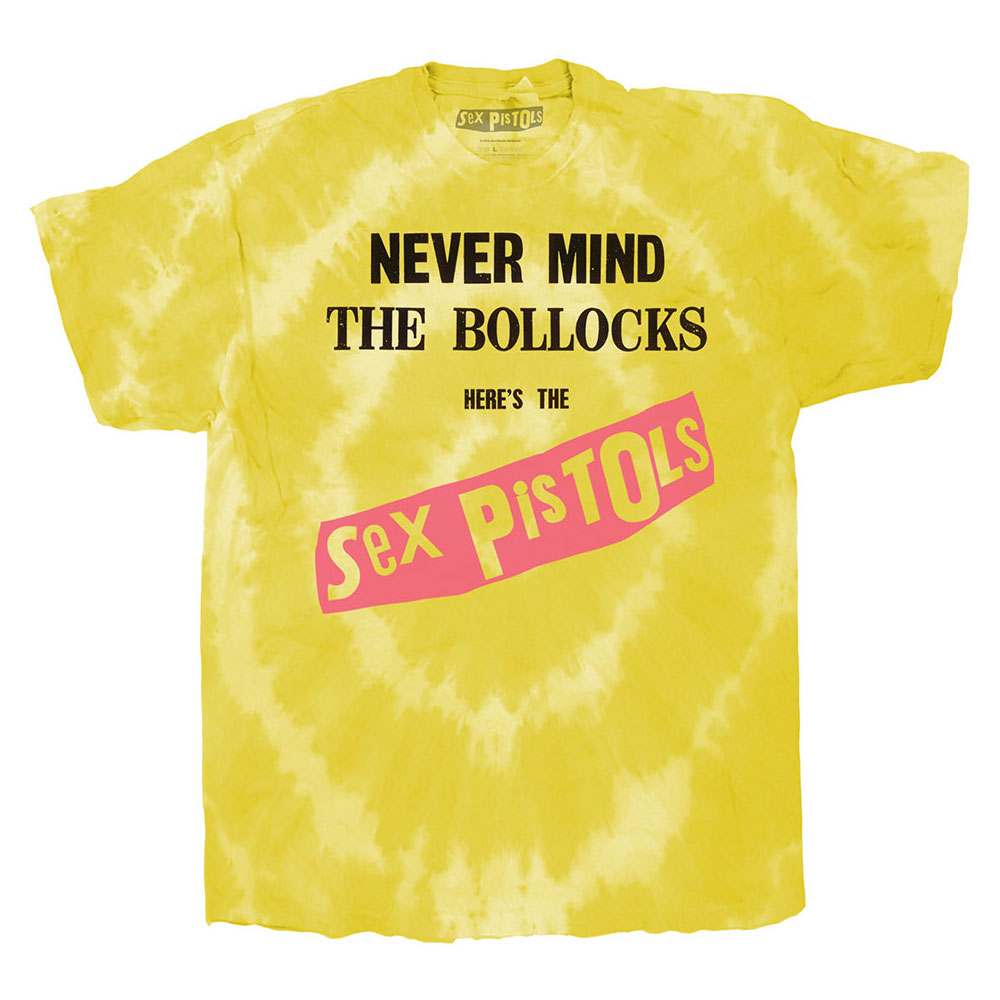 Sex Pistols tričko Never Mind the B…locks Original Album Žltá M