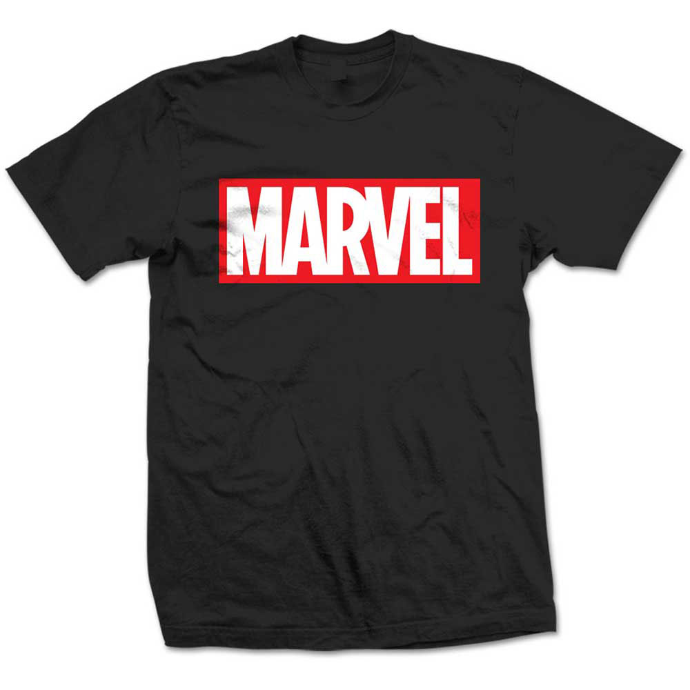 Marvel tričko Box Logo Čierna M