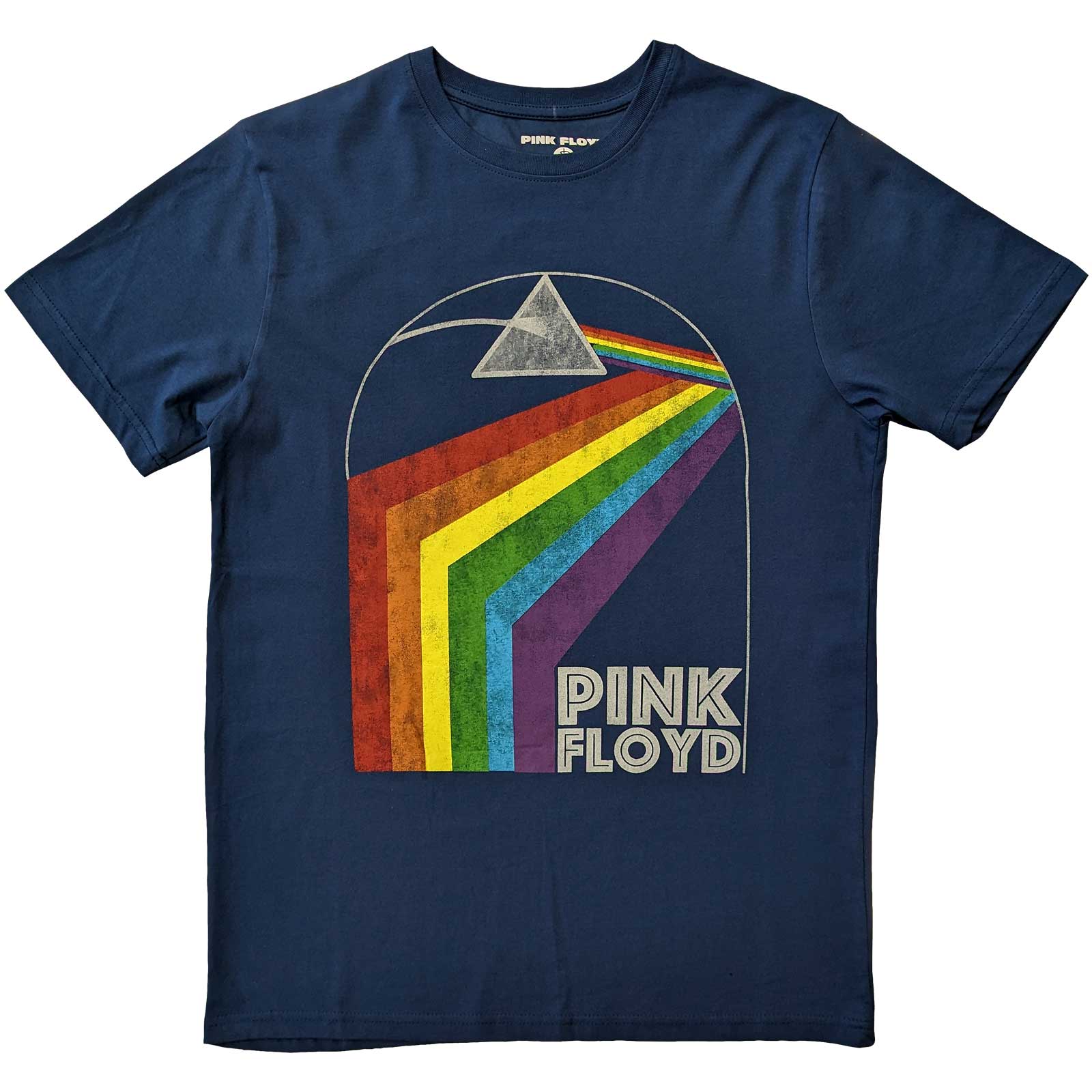 Pink Floyd tričko Prism Arch Modrá M