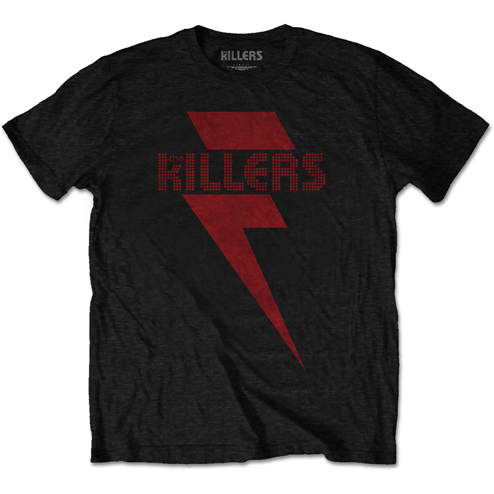 The Killers tričko Red Bolt Čierna M