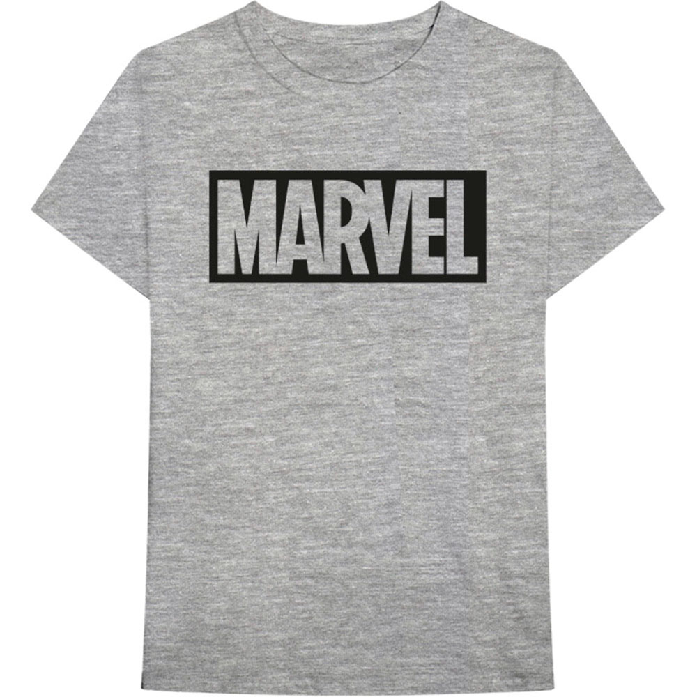 Marvel tričko Logo Šedá L
