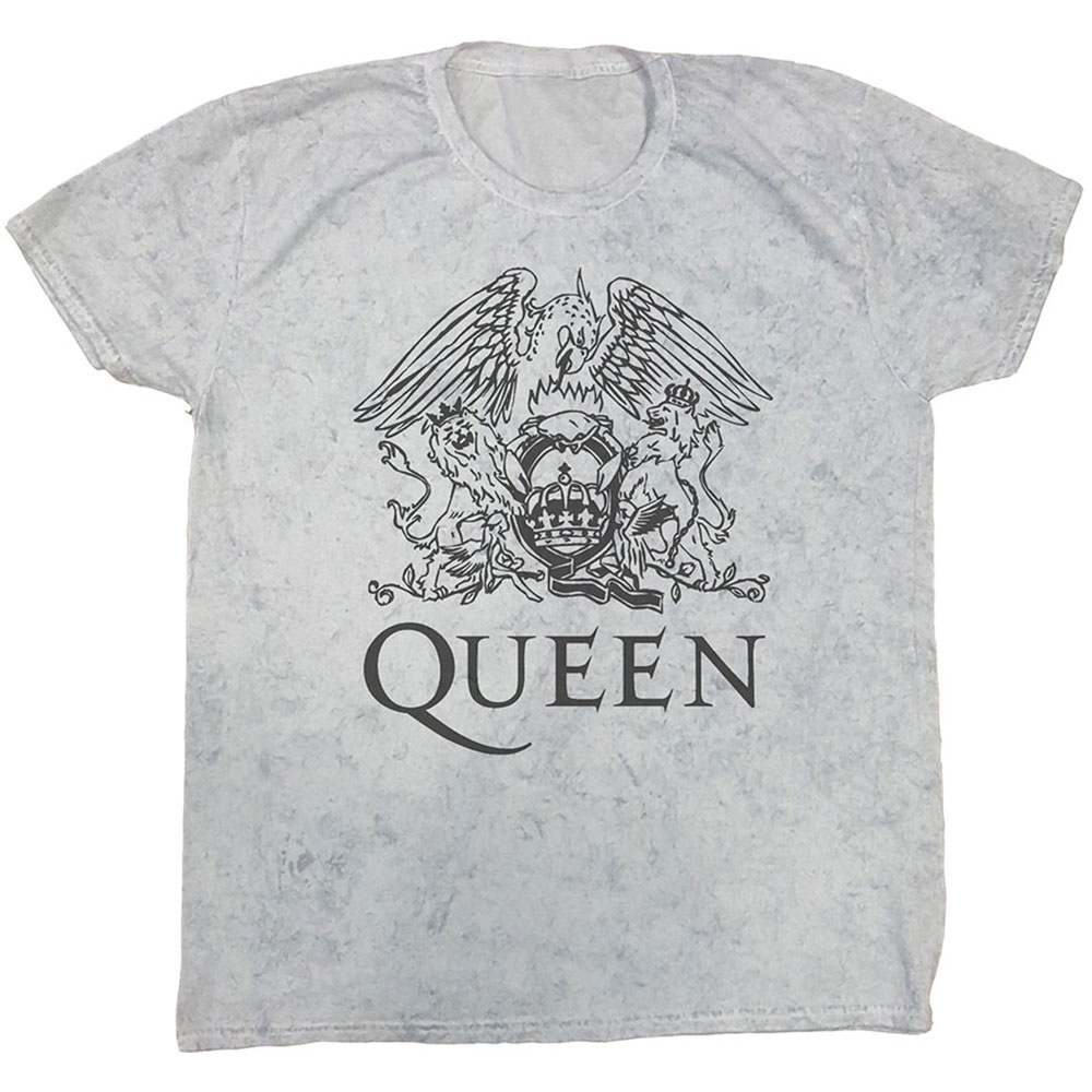Queen tričko Crest Biela XL