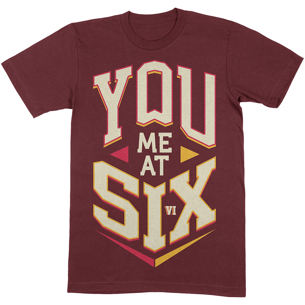 You Me At Six tričko Cube Červená M
