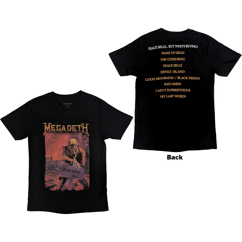 Megadeth tričko Peace Sells Album Cover Čierna L
