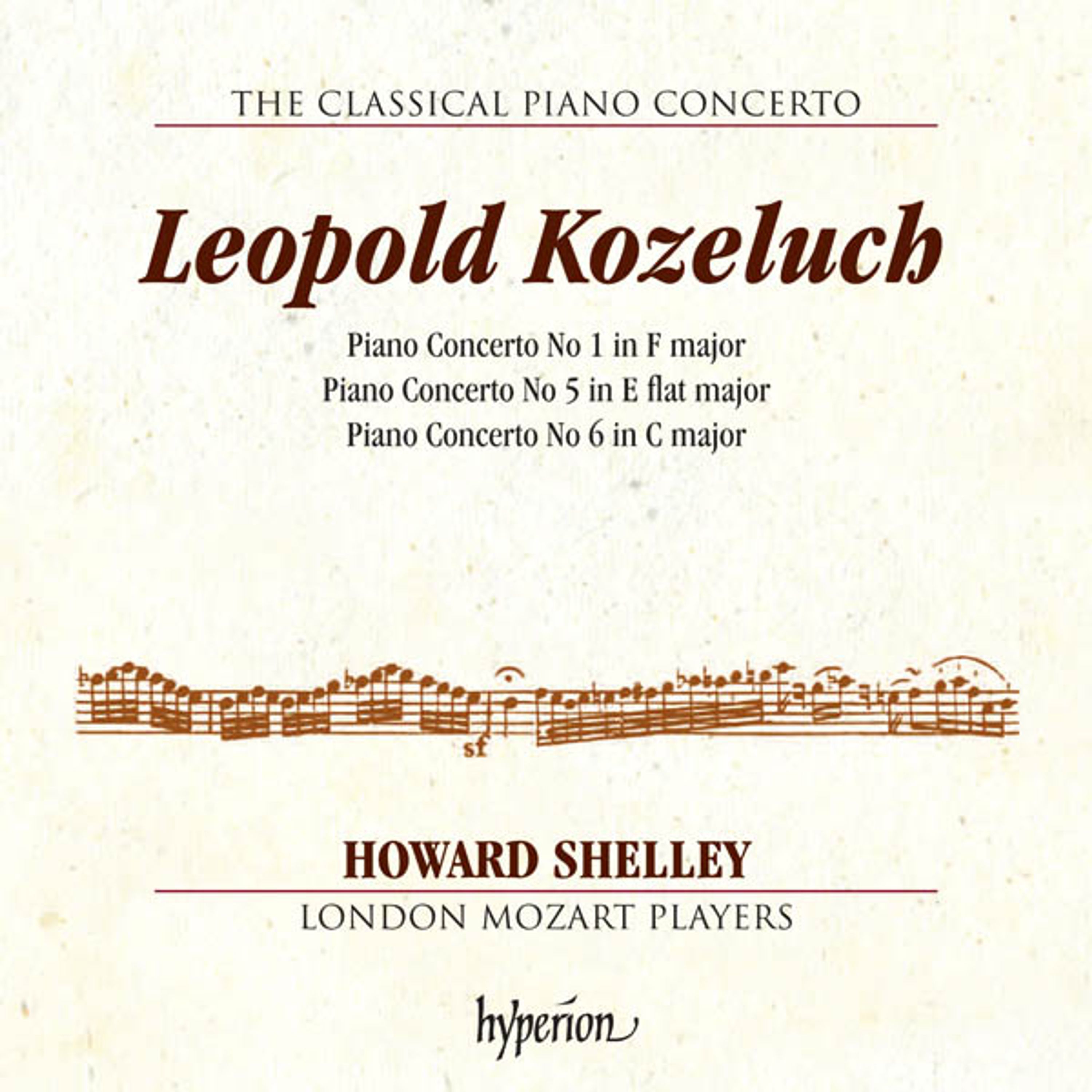 E-shop KOZELUCH: PIANO CONCERTOS NOS. 1, 5 & 6 (HYPERION