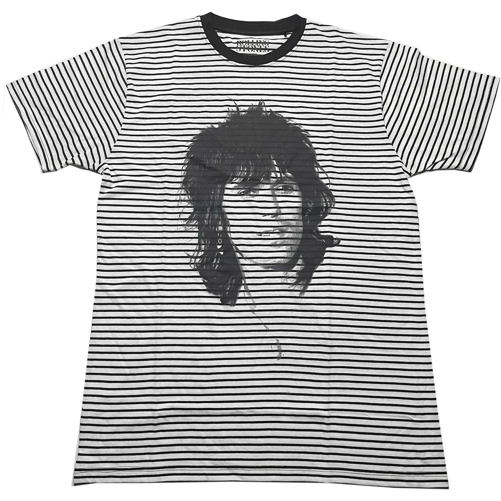 The Rolling Stones tričko Keith Čierna/biela L