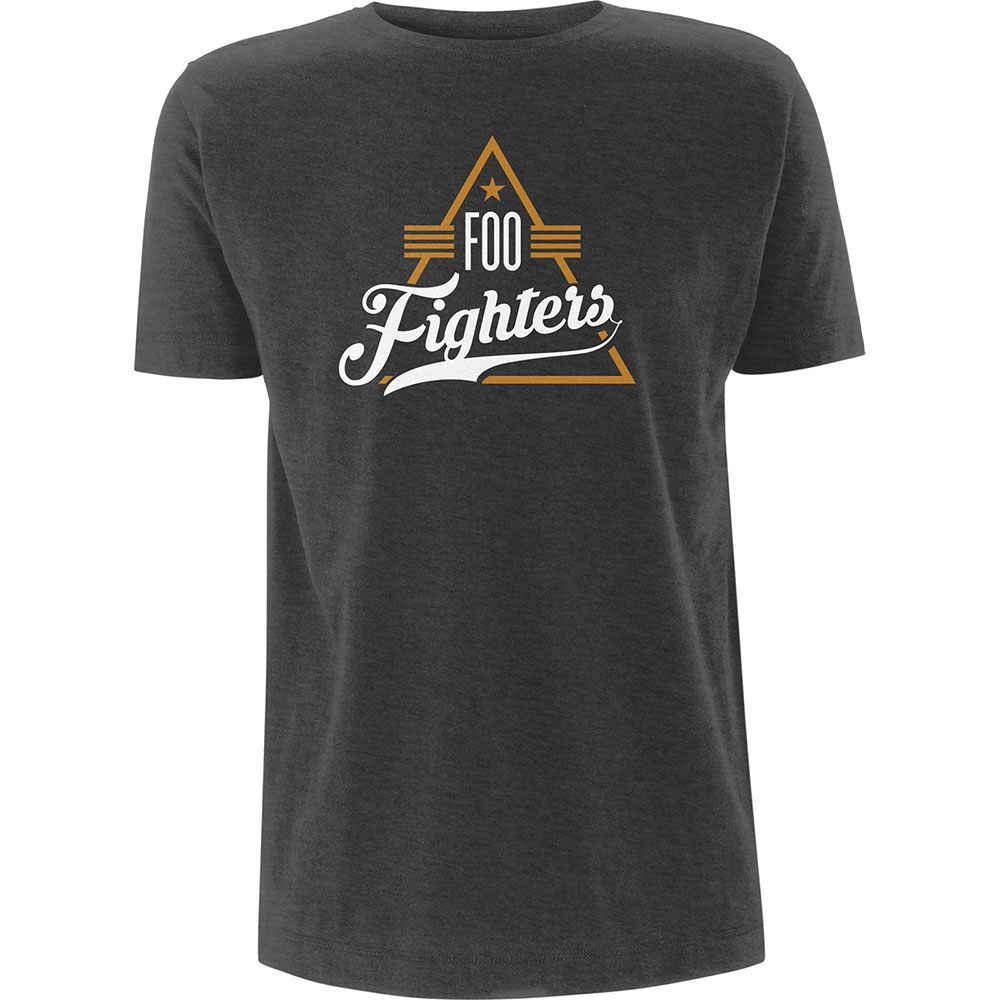 Foo Fighters tričko Triangle Šedá L